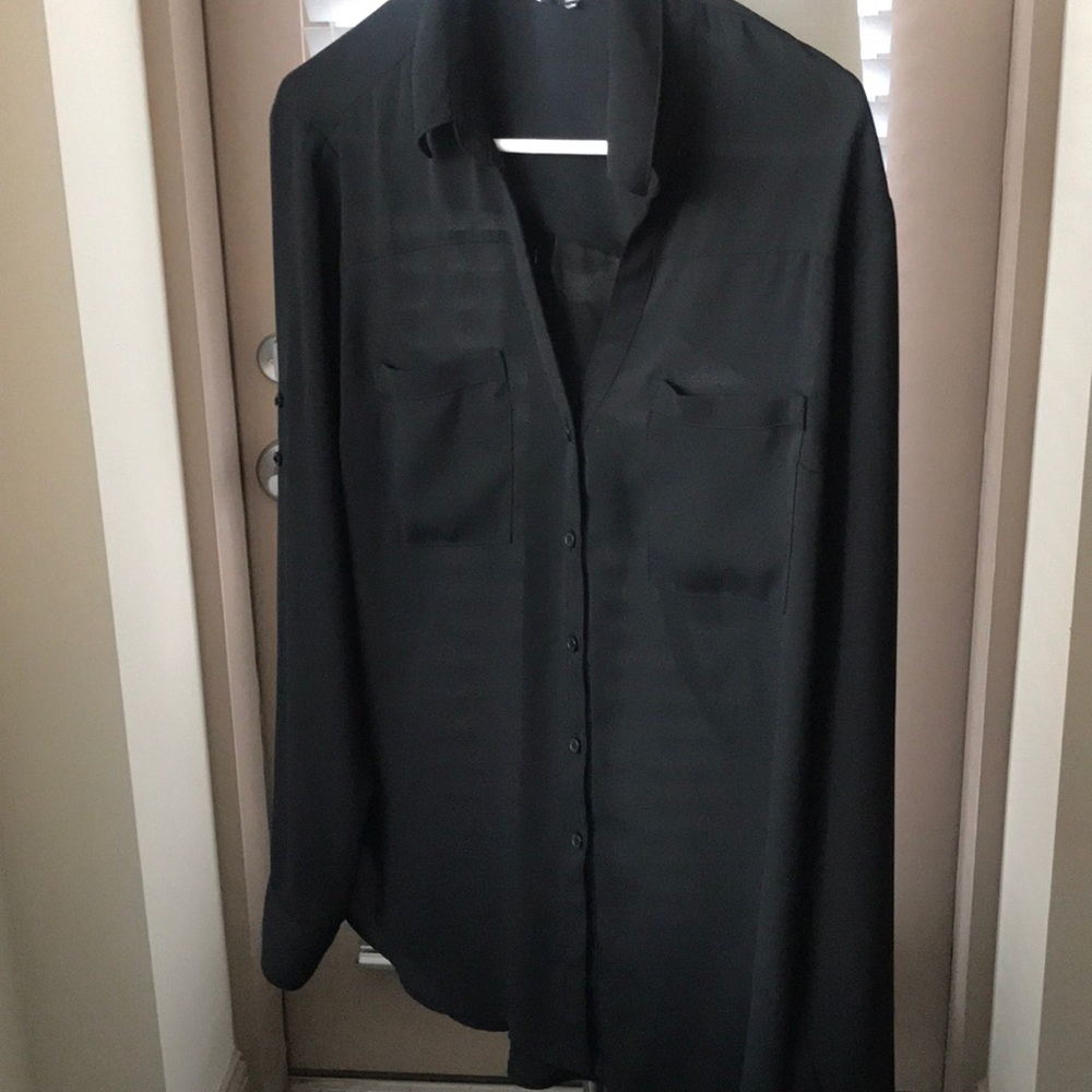 Almost new Express Slim Fit Convertible Shirt